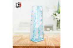 China Candy Plastic Flat Bottom Bag Cross Bottom Stand Up Pouch Packaging Customized Logo supplier