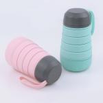 400ML Telescopic Silicone Bottle With Pill Storage Space for sale