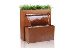 China Customizable Artificial Corten Steel Water Fountain For Home supplier
