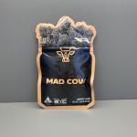 weed Flower ziplockk Packaging Bags Shaped Custom Die Cut Bag With Window