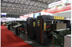 China Fully Automatic Carton Folder Gluer Machine Flat Wire with Suction Belt Feeding supplier