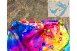 China High Elasticity Fabric Ladies Mermaid Tail , Swimmable Mermaid Tails For Adults supplier