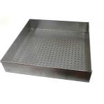 Reusable Bbq Serving Rectangular 304 Stainless Steel Wire Mesh Trays for sale
