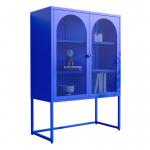 China Multi Functional Two Door Steel Storage Cupboard Cabinet With 2 Adjustable Shelves for sale