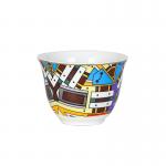 Small Ceramic Custom Printed Cawa Fashion Coffee Cups Without Handle for sale
