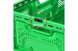 China Stackable Plastic Storage Basket Functional Vegetable Turnover Basket 600x400x220mm supplier
