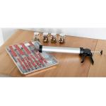 FAD Food Grade Aluminum Jerky Shooter Heavy Duty With Round And Flat Nozzle for sale