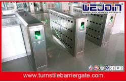 China Half Height Safety Access Control Turnstile Gate Flap Barrier Gate supplier