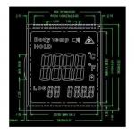 TN STN Segment LCD RYD2119TM-01 for sale