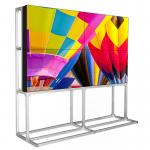 65 Inch Ultra Slim Bezel Floor Standing Digital Signage LCD Splicing Screen for sale