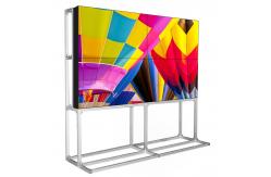 China 65 Inch Ultra Slim Bezel Floor Standing Digital Signage LCD Splicing Screen supplier