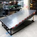 Blue Adjustable Height Loading Dock 10T Shipping Dock Plate for sale