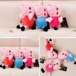 Colorful Plush Cute Pig Keychains PP Cotton Material Customized Size for sale