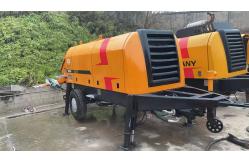 China 10-18Mpa Refurbished Concrete Trailer Pump Concrete Stationary Pump Deutz Engine supplier