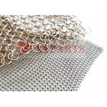 Electroplating Metal Ring Mesh Space Division in Easy Installation