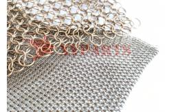 China Electroplating Metal Ring Mesh Space Division in Easy Installation supplier