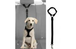 China Adjustable Dog Seat Belt Collars Harness Restraint With Elastic Bungee Buffer supplier