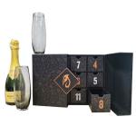 12 Day Wine Advent Calendar Box Custom Empty Christmas Countdown Gift Box for sale
