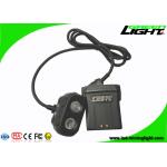 Dual Beam Mining Hard Hat Led Lights , Rechargeable Led Headlamp High Illumination for sale