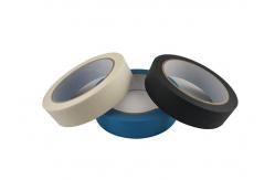 China High Temperature Automotive Black Masking Tape For Painting Cars supplier