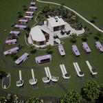 CE/ISO Container Capsule Hotel Moving Into A Futuristic Spacecraft Mobile Home