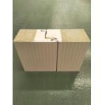 PU Sealing Mineral Wool Rockwool Sandwich Panel 100kg/m3 OEM for sale