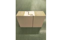 China PU Sealing Mineral Wool Rockwool Sandwich Panel 100kg/m3 OEM supplier