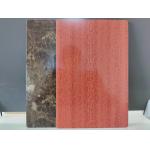 Interior ACP Sheet With 0.4mm Aluminum Layer Stone Grain High Gloss Coating For Coffee Shop Interiors for sale