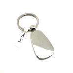 Metal Keychain Holder Custom Keychains with Individual Polybag for sale