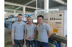 China 0.5 Mm2 Copper Wire And Cable Extrusion Machine With Mitsubishi Belt supplier