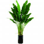 Anti - Fading Plastic Artificial Landscape Trees Potted Bird Of Paradise for sale