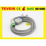 Medical Manufacturer Reusable Biolight 5leads Round 12pin ECG Cable For A8/A6 Patient Monitor for sale