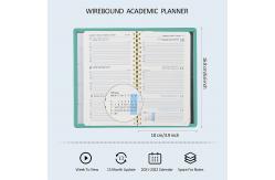 China OEM ODM Green Pocket Size Weekly Planner Vertical Layout Inner Pages supplier