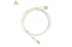 China IATF Gold Plated Plug Cat 8 RJ45 Ethernet Cable With Magnet Ring supplier