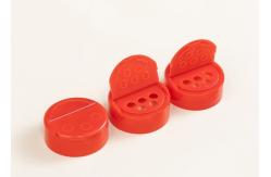China Non Spill Butterfly Salt Pepper Plastic Shaker Cap With Dual Opening supplier