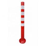 Roadway Safety High Visible Reflective Red PE Traffic Cones For Traffic Control for sale