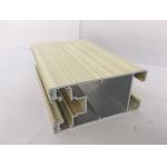 Vacuum Treatment Wood Finish Aluminium Profiles Acid Alkali Resistance  2500T Extrusion for sale