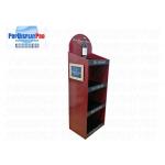 4 Shelves MDF Merchandising Shelf  Heavy Duty Holding Capability for sale