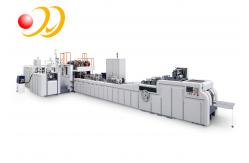 China Fully Auto Paper Bag Making Machine For Shopping Handbags supplier
