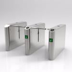 Centre Single Arm Security Turnstile Gate Member Control Biometric Recognition for sale