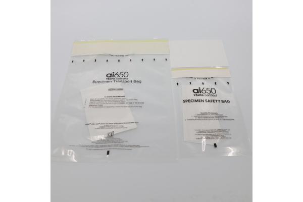 LDPE Pathology Transport Biodegradable Biohazard Specimen Bag With Pouch