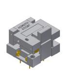 63228T PPS 30um Zimuth Carrier Test Socket Contactor Durable Azimuth Socket