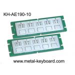 10 Keys dust proof Panel mount Keypad with LED Light , Customized size for sale