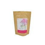 Biodegradable Stand Up Pouches Custom Design Kraft Paper Coffee Packaging Bags for sale