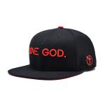 Men 60cm Flat Brim Snapback Hats Adjustable Flat Bill Hip Hop Cap for sale