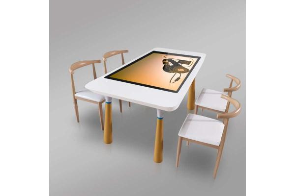 Restaurant LCD Interactive Touch Screen Table Capacitive 55inch Android