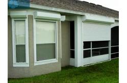 China 0.25mm Aluminum Hurricane Window Shutters With PU Foam supplier