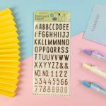 3D Relief Vinyl Letter Stickers Drop Plastic PVC Waterproof Sticker for sale