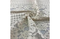 China Customized 150cm Nylon Cotton Guipure Lace Fabric 3d Lace Fabric By The Yard supplier