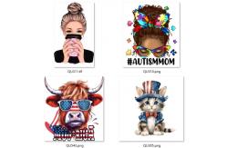 China Free Artwork Services Decal UV DTF 16oz 20oz 3D Cup Wrap Transfers supplier